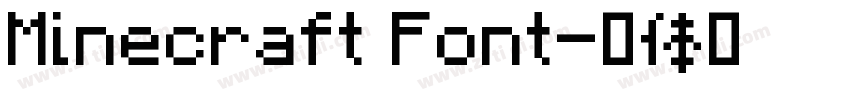 Minecraft Font字体转换
